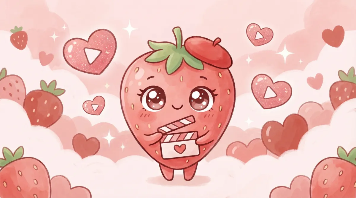 草莓视频频道 水果派解说 封面