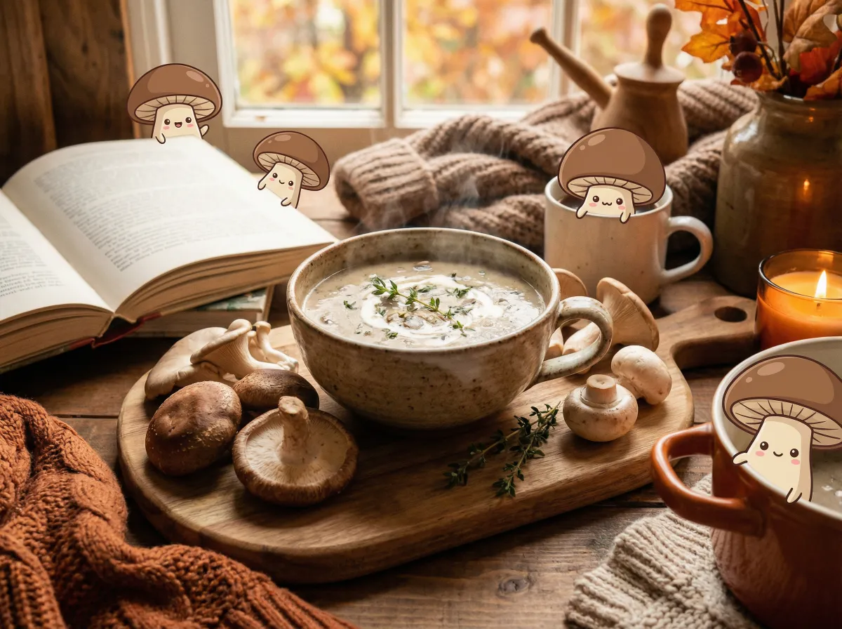 水果派解说 视频：丝瓜蘑菇汤食谱