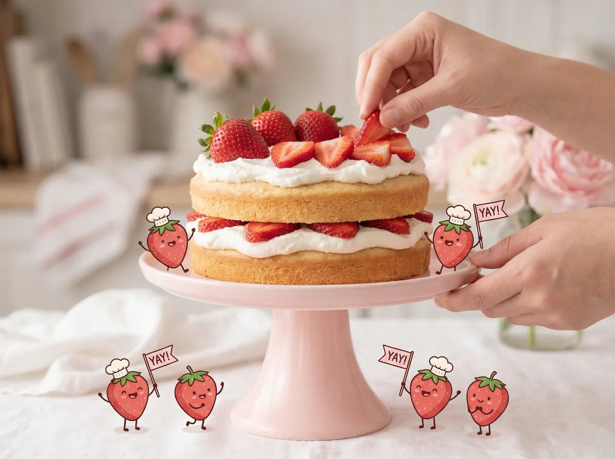 水果派解说 视频：草莓裸蛋糕制作